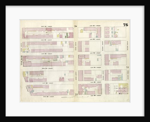 Map bounded by West 37th Street, East 37th Street, Fourth Avenue, East 32nd Street, West 32nd Street, Sixth Avenue. 1857 by Anonymous