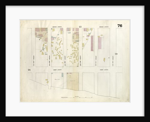 Map bounded by East 42nd Street, East River, East 37th Street, Second Avenue. 1857 by Anonymous