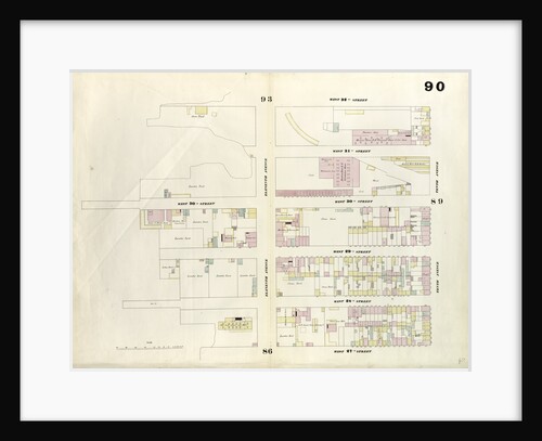Map bounded by West 32nd Street, Tenth Avenue, West 27th Street, Hudson River. 1857 by Anonymous