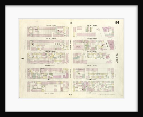 Map bounded by West 37th Street, Sixth Avenue, West 32nd Street, Eighth Avenue. 1857 by Anonymous
