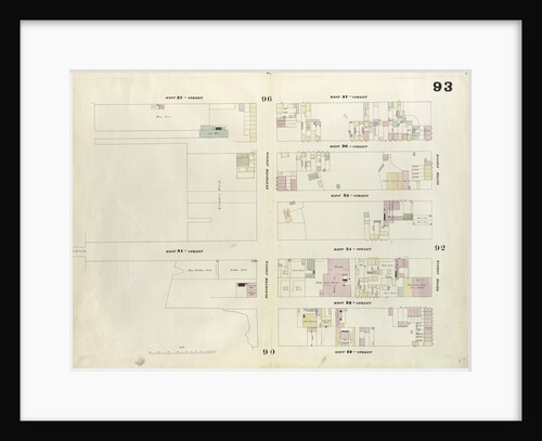 Map bounded by West 37th Street, Tenth Avenue, West 32nd Street, Hudson River. 1857 by Anonymous