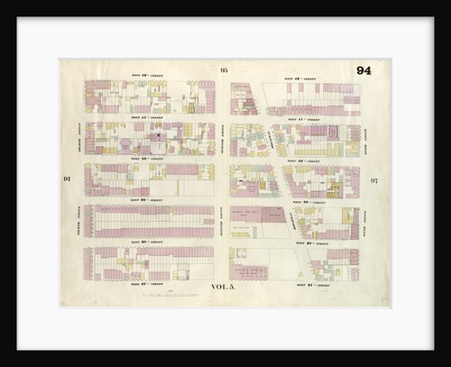 Map bounded by West 42nd Street, Sixth Avenue, West 37th Street, Eighth Avenue. 1857 by Anonymous