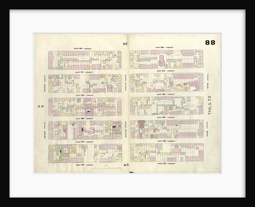 Map bounded by West 32nd Street, Sixth Avenue, West 27th Street, Eighth Avenue. 1857 by Anonymous