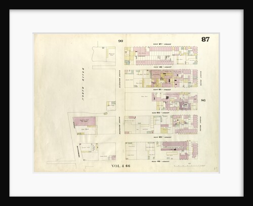 Map bounded by West 27th Street, Tenth Avenue, West 22nd Street, Thirteenth Avenue, Hudson River. 1857 by Anonymous