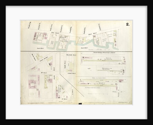 Map bounded by South 8th Street, 1st Street, Division Street, Devoe Street, Union Avenue, Ainslie Street, 1st Street, 9th Street, Smith Street, Messerole Street, Scholl Street, Waterbury Street, Remsen Street, Wyckoff Street. 1855 by Anonymous