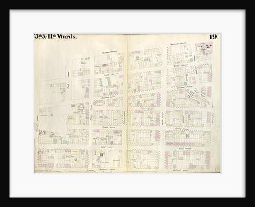 Map bounded by Concord Street, Navy Street, Park Avenue, Raymond Street, Willoughby Street, Duffield Street. 1855 by Anonymous
