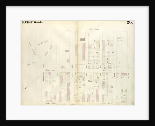 Map bounded by Schermerhorn Street, Powers Street, Fulton Avenue, Lafayette Street, Raymond Street, 4th Avenue, Wyckoff Street, Hoyt Street. 1855 by Anonymous
