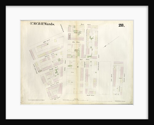 Map bounded by Willoughby Street, Gold Street, Fulton Avenue, Bond Street, Schermerhorn Street, Hoyt Street, Jay Street. 1855 by Anonymous