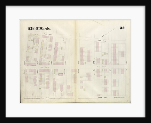 Map bounded by Degraw Street, Smith Street, Third Place, Clinton Street. 1855 by Anonymous