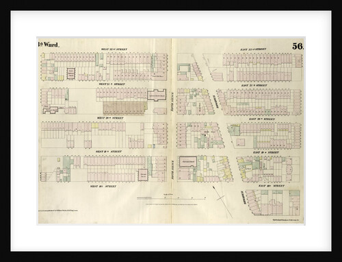 Map bounded by West 22nd Street, East 22nd Street, Fourth Avenue, Union Place, East 17th Street, Broadway, West 18th Street, Sixth Avenue. 1852, 1854 by Anonymous