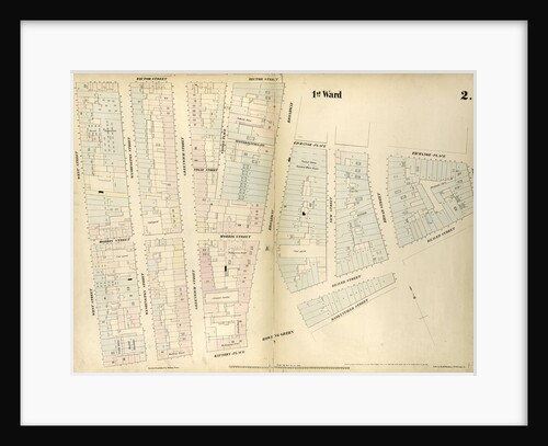 Map bounded by Rector Street, Broadway, Exchange Place by Anonymous