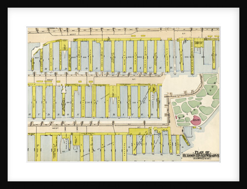 Bounded by Perry Street, West Street, Battery Place, State Street, Battery Park, and Piers 1-47 Pierhead Line, New York by Anonymous
