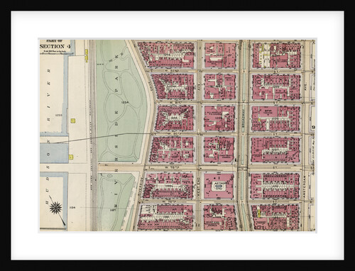 Bounded by W. 83rd Street, Amsterdam Avenue, W. 77th Street, and Hudson River, Riverside Park Riverside Drive, New York by Anonymous