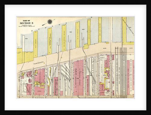 Bounded by Hudson River Piers 63-72, W. 32nd Street, Eleventh Avenue and 32nd Street, New York by Anonymous