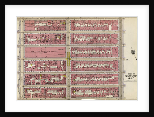 Bounded by W. 53rd Street, Fifth Avenue, W. 47th Street, and Seventh Avenue, New York by Anonymous