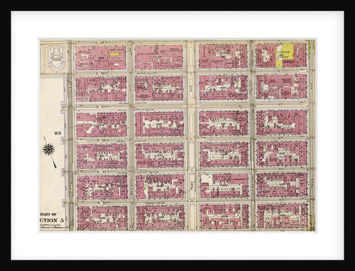 Bounded by E. 59th Street, Third Avenue, E. 53rd Street, and Fifth Avenue, New York by Anonymous