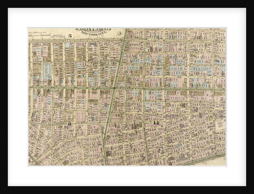 West Broadway, Canal Street, Sullivan Street, W. Houston Street, Bowery Street, New Bowery Square, New Chambers Street, Chambers Street, Broadway and Reade Street, New York by Anonymous