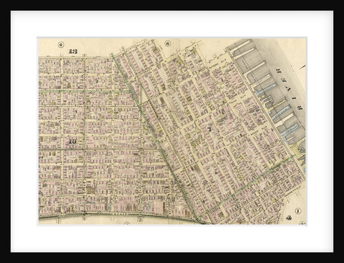 Bounded by Clinton Street, Madison Street, Jefferson Street, Cherry Street, Rutgers Slip, South Street East River, Piers 32-44, James Slip, New Chambers Street, New Bowery Street, Bowery Street and Rivington Street, New York by Anonymous