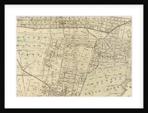 Vanderbilt Avenue, Pelham Avenue, Boston Road, New York by Anonymous