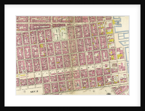 Bounded by E. 3rd Street, East River, Piers 60-64 Tompkins Street, East River, Piers 55-60 East Street, Water Street, Corlears Street, Grand Street, Attorney Street, Essex Street, and Avenue A., New York by Anonymous