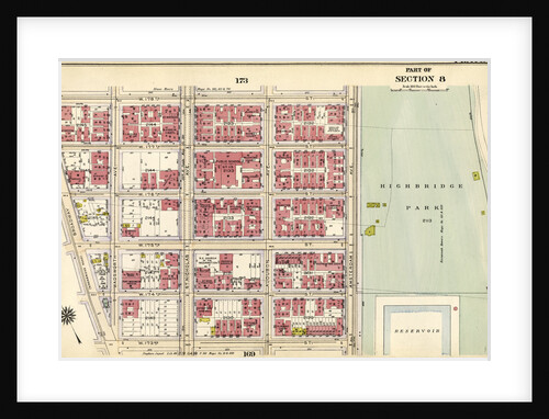 Bounded by W. 178th Street, Amsterdam Avenue Highbridge Park, Speedway, W. 173rd Street and Broadway, New York by Anonymous