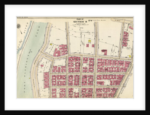 Bounded by W. 181st Street, Bennet Avenue, W. 184th Street, Broadway, W. 178th Street and Fort Washington Park, Hudson River Riverside Drive, New York by Anonymous