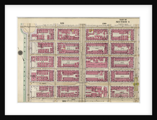 Bounded by E. 110th Street, Third Avenue, E. 105th Street and Central Park Fifth Avenue, New York by Anonymous