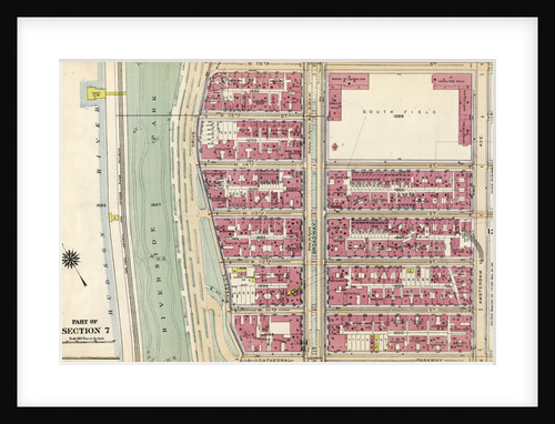 Bounded by W. 116th Street, Amsterdam Avenue, Cathedral Parkway and Hudson River Riverside Drive, New York by Anonymous