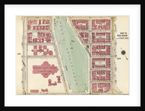 Bounded by W. 116th Street, Eighth Avenue, Cathedral Parkway and Amsterdam Avenue, New York by Anonymous
