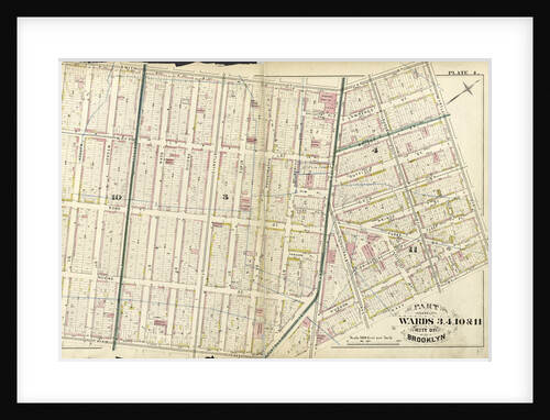 Part of Wards 3, 4, 10, & 11. City of Brooklyn, New York by Anonymous