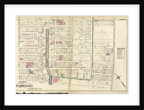 Part of Wards 10 & 22, New York by Anonymous