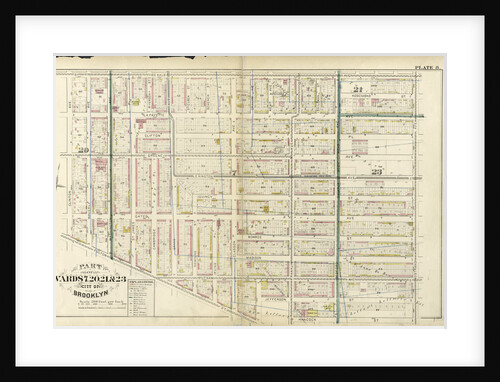 Part of Wards 7, 20, 21& 23. City of Brooklyn, New York by Anonymous