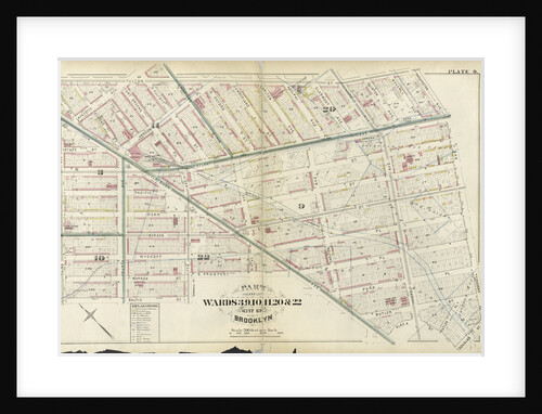 Part of Wards 3, 9, 10, 11, 20 & 22. City of Brooklyn, New York by Anonymous
