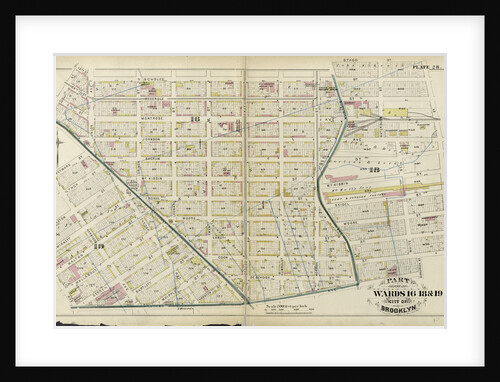 Part of Wards 16, 18 & 19. City of Brooklyn, New York by Anonymous