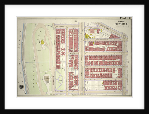 Bounded by W. 127th Street, Manhattan Street, Amsterdam Avenue, W. 122nd Street and Riverside Park Riverside Drive, New York by Anonymous