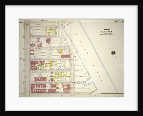 Bounded by W. 145th Street, Harlem River Fifth Avenue, W. 139th Street and Lenox Avenue, New York by Anonymous