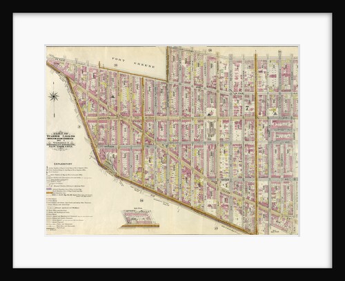 Bounded by Willoughby Avenue, Steuben Street, Lafayette Avenue, Grand Avenue, Atlantic Ave Jamaica Turnpike, Flatbush Avenue, Fulton Street, Fort Green Dekalb Avenue and Washington Park, New York by Anonymous