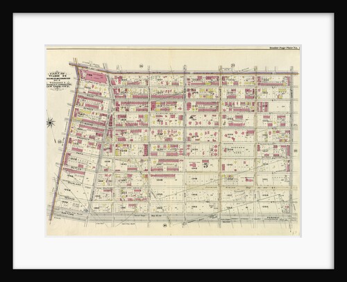 Part of Ward 24. Land Map Section, No. 5, Volume 1, Brooklyn Borough, New York City by Anonymous