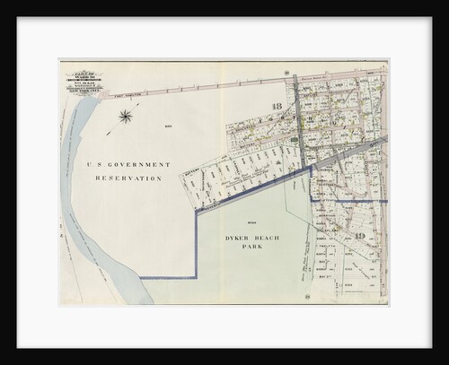 Bounded by U.S. Government Reservation Fort Hamilton Avenue, 86th Street, Bay 2nd Street, Benson Avenue, Delaplaine Street, Atlantic Avenue, Dyker Beach Park Seventh Avenue, 170th Street, Battery Avenue, Cropsey Avenue, Dah., New York by Anonymous