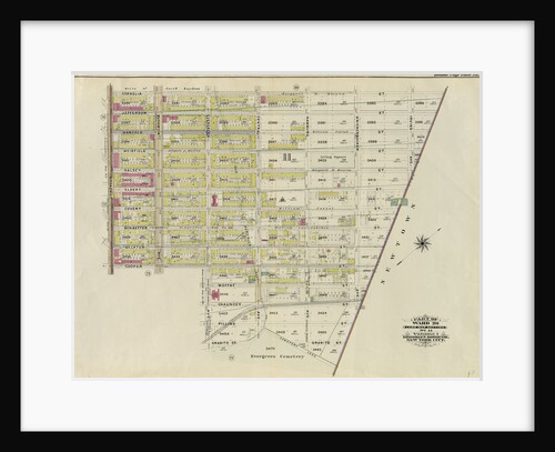 Bounded by Cornelia Street, Irving Avenue, Halsey Street, Knickerbocker Avenue, Chauncey Street, Hamburg Avenue, Granite Street, Evergreen Avenue, Cooper Street and Broadway, New York by Anonymous