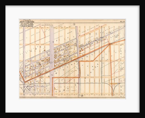 Part of the Town of Flatbush, Kings Co., N.Y by Anonymous