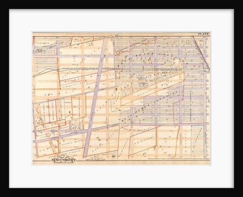 Bounded by 58th Street, Fourteenth Avenue, 72nd Street, Stewart Avenue Cowenhoven Lane and Seventh Avenue, New York by Anonymous