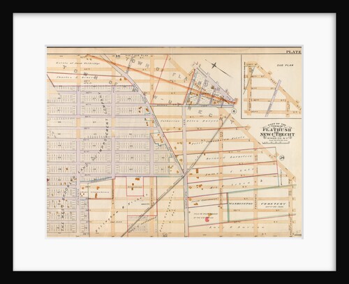 Bounded by 39th Street, West Street, Twentyfirst Avenue, 58th Street and Fourteenth Avenue, New York by Anonymous
