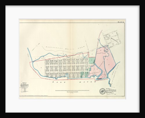 Map No. 17 Bounded by Third Avenue, First Street, East River and Eleventh Street, New York by Anonymous