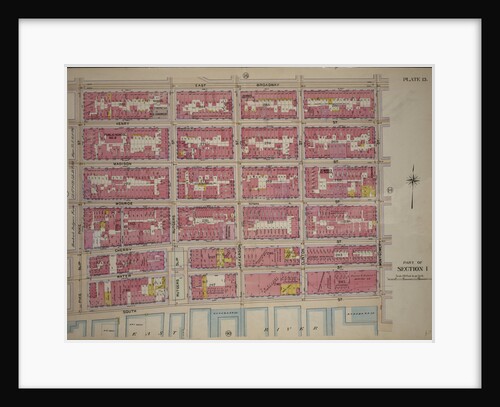 Bounded by East Broadway, Montgomery Street, East River South Street, Pike Slip and Pike Street, New York by Anonymous