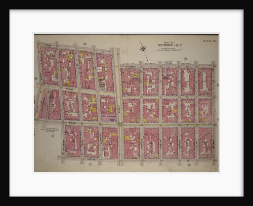 Bounded by Spring Street, Bowery Street, Delancey Street, Orchard Street, Hester Street, Mulberry Street, Grand Street, Centre Street and Marion Street, New York by Anonymous