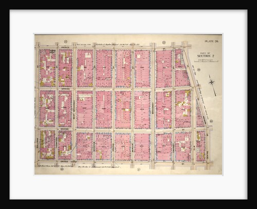 Bounded by Prince Street, Marion Street, Centre Street, Grand Street and Sullivan Street, New York by Anonymous