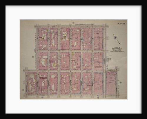 Bounded by W. 3rd Street, Broadway, E. Houston Street, Prince Street, Macdougal Street, W. Houston Street and Sullivan Street, New York by Anonymous