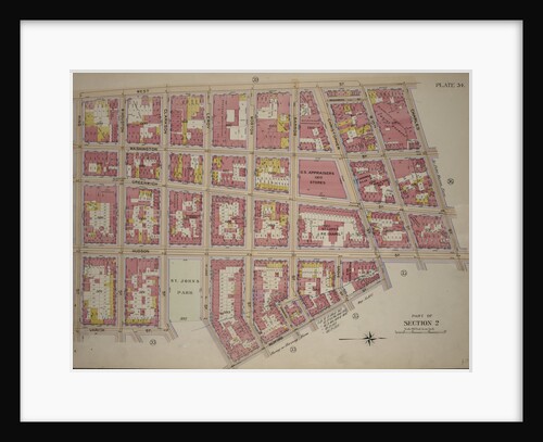 Bounded by West Street, Charles Street, Hudson Street, Christopher Street, Bedford Street, Leroy Street, Varick Street and King Street, New York by Anonymous
