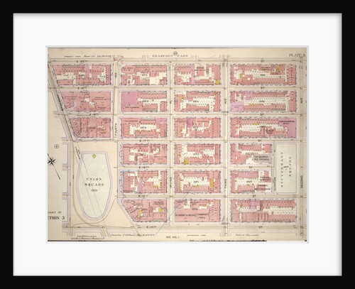 Bounded by E. 20th Street, Second Avenue, E. 14th Street and Union Square and Broadway, New York by Anonymous